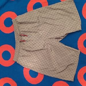 Gucci Men's Unlined Swim Trunks/ Shorts